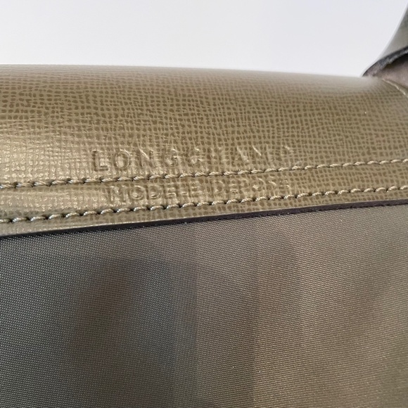 Longchamp Le Pliage NEO Khaki Green small hand tote Bag - Picture 9 of 14